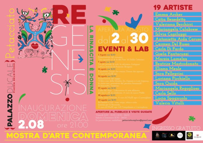 Petacciato: Regenesis, l’inaugurazione il prossimo 2 agosto