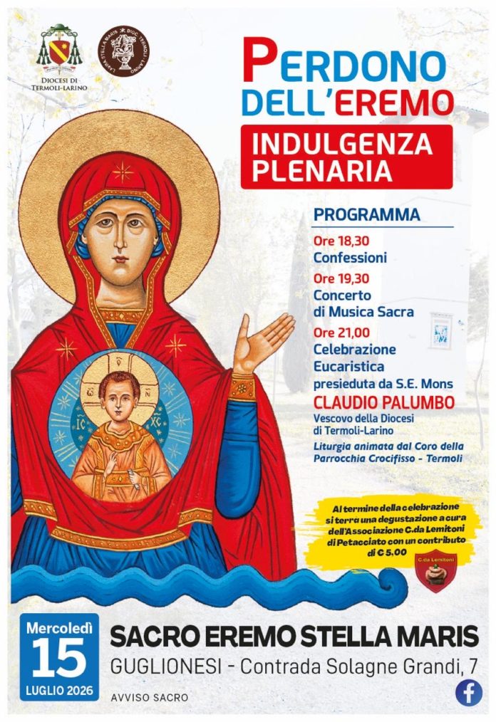 Festa del Perdono a Stella Maris: indulgenza plenaria il 15 luglio