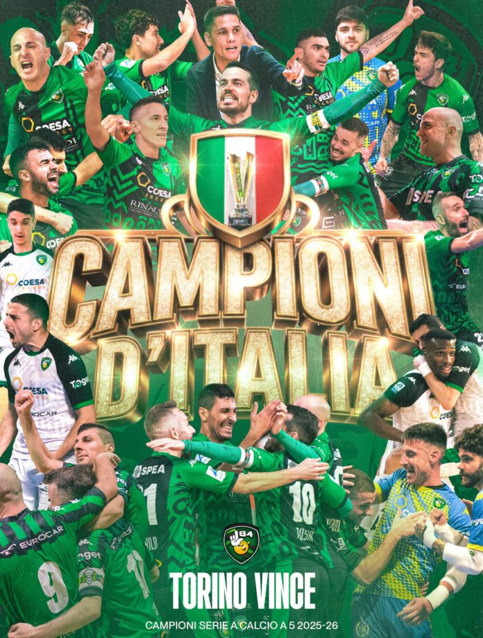Futsal, L84 campione d’Italia. Torinesi sul tetto del calcio a 5 nazionale