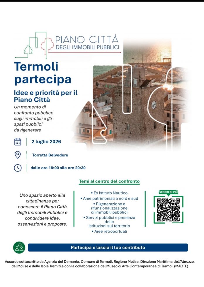 “Termoli-partecipa”: piano città degli immobili pubblici