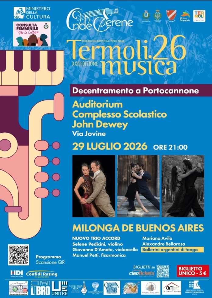 Termoli Musica 26: concerti il prossimo 28 e 29 luglio