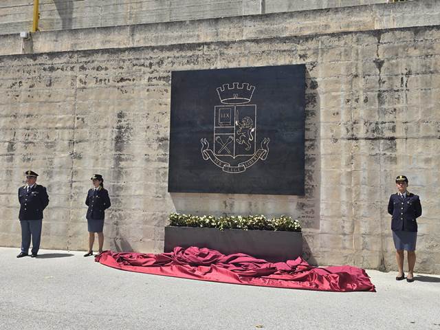 Campobasso, svelata opera artistica alla Scuola di Polizia “Giulio Rivera”