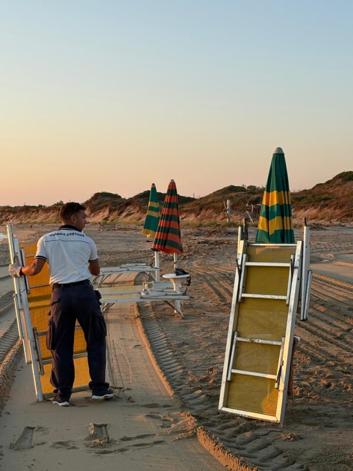 Operazione mare e laghi sicuri: contrasto occupazione abusiva spiaggia