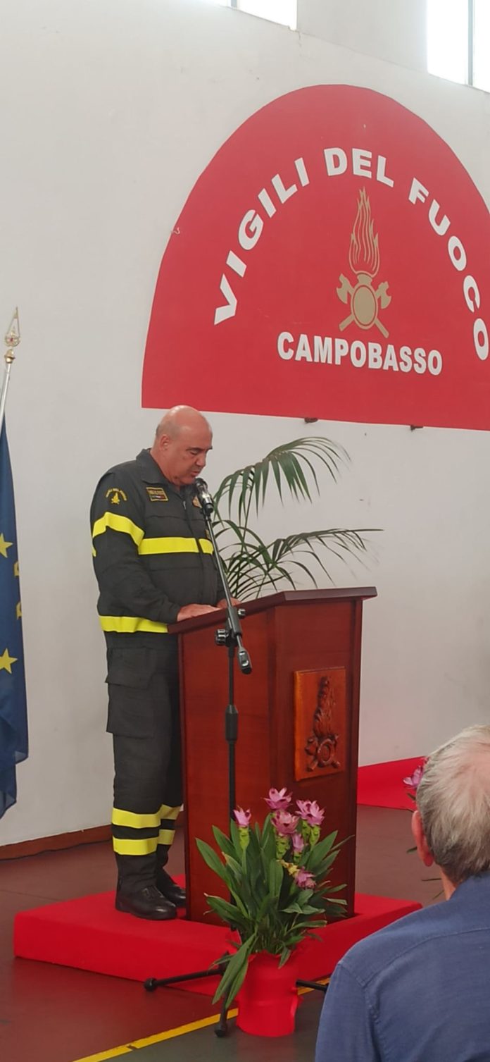 Campobasso, aula didattica caserma Vigili del fuoco intitolata a Felice Di Pardo