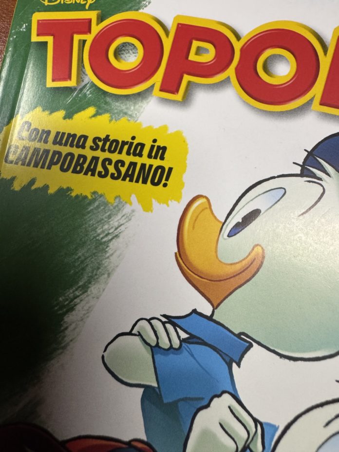 Topolino da oggi in edicola in dialetto campobassano