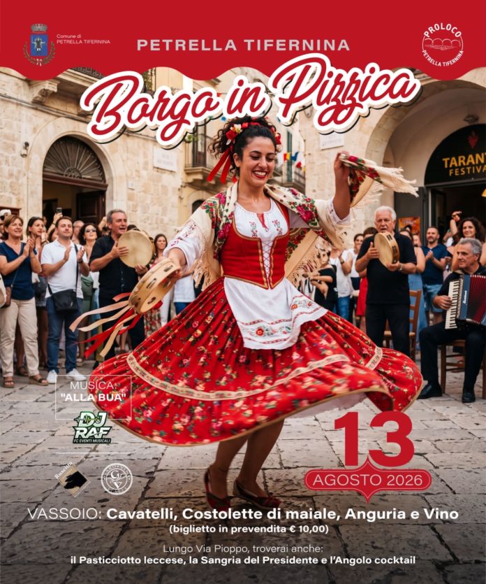 Festa a Petrella Tifernina: cavatelli e pizzica salentina