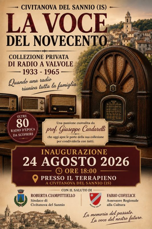 “La voce del Novecento”: a Civitanova del Sannio rivive la storia della radio
