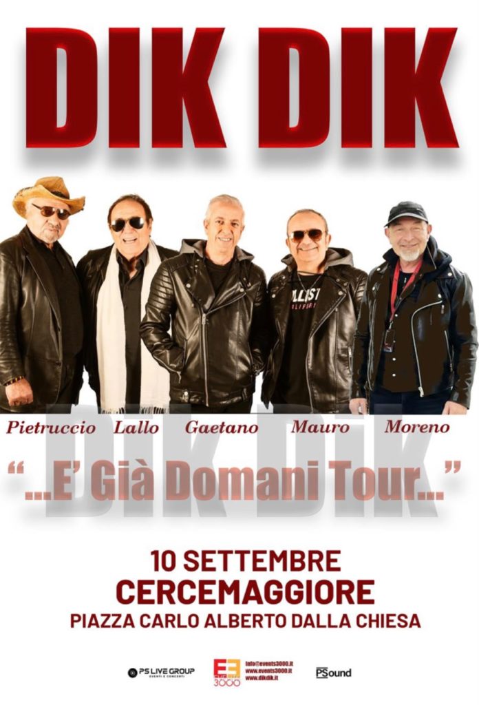 Settembre a Cercemaggiore con Dik Dik, Bianca Atzei e Alexia