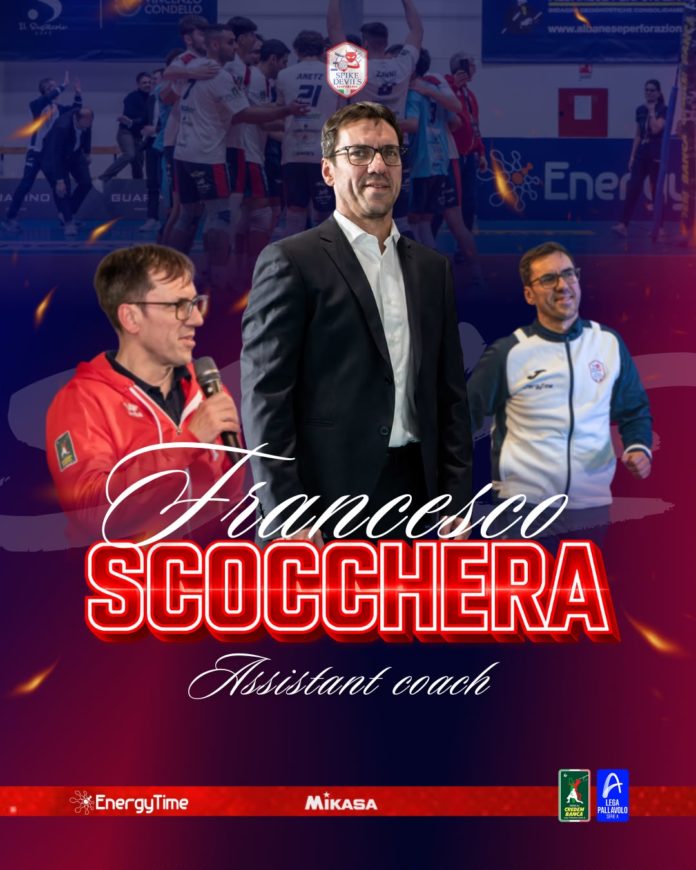 Volley, A3, EnergyTime Spike Devils, Franceso Scocchera resta nello staff