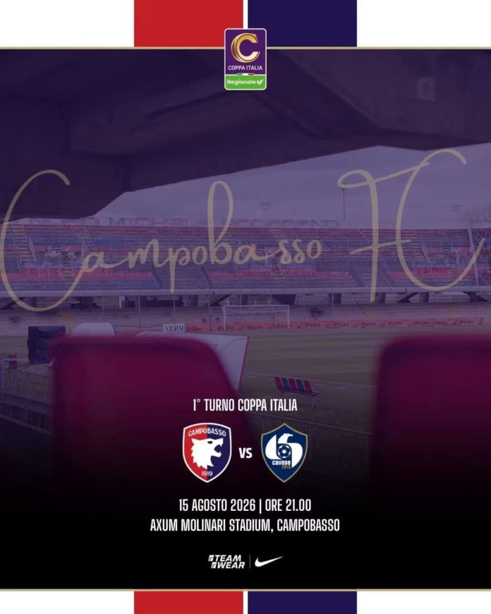 C, Campobasso a grandi passi verso l’esordio in coppa Italia