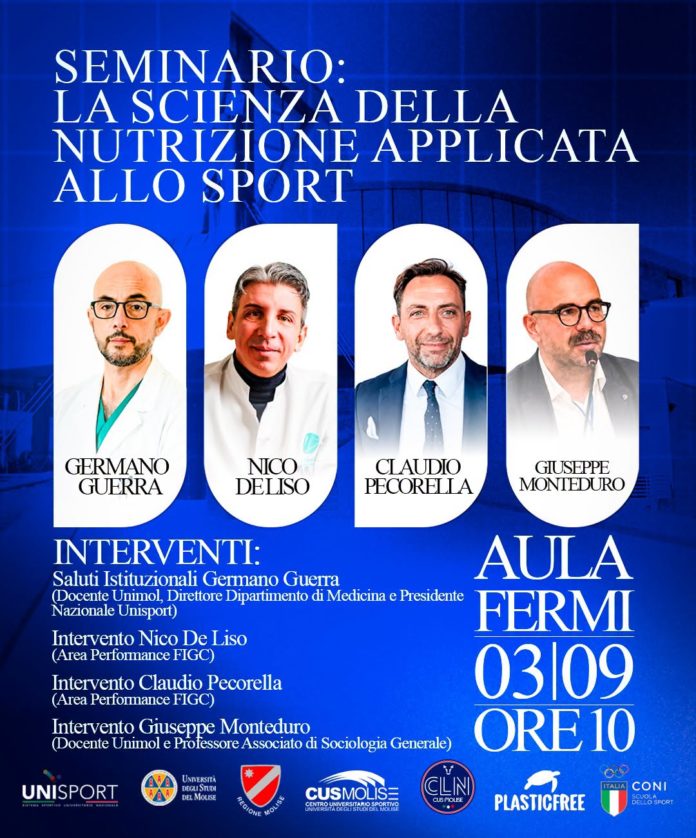 ‘La Scienza della nutrizione applicata allo sport”, Clinic Città di CB