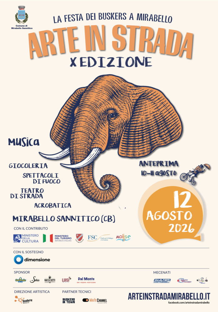 A Mirabello torna “Arte in strada” dal 10 al 12 agosto