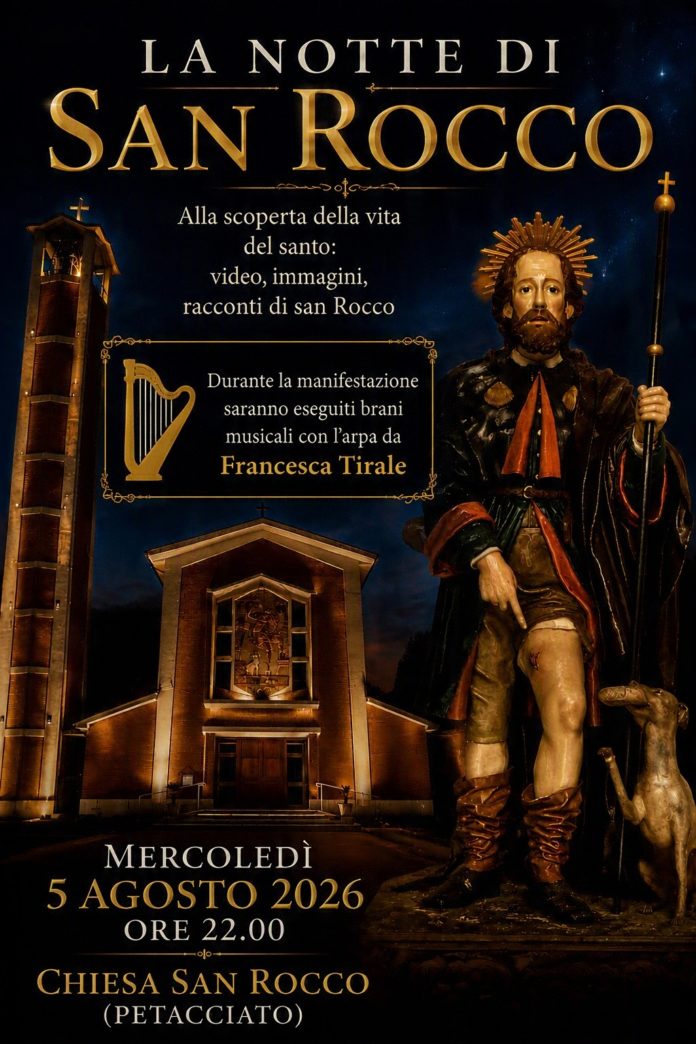 Petacciato: Notte di San Rocco con l’arpa