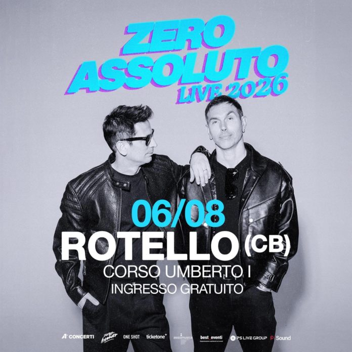 Zero assoluto in concerto a Rotello: 20 anni di successi