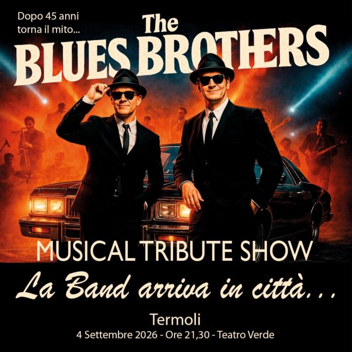 Termoli, al Teatro Verde il tributo ai Blues Brothers tra soul e R&B