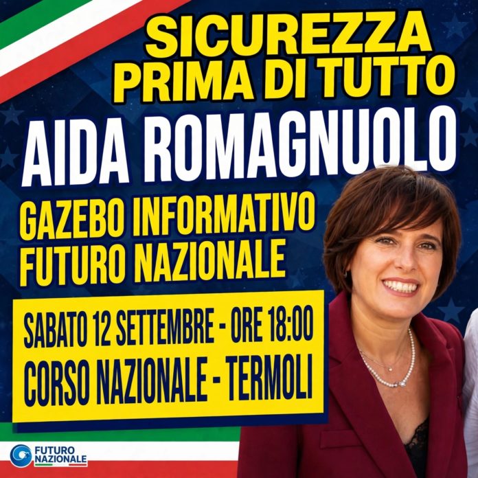 Sicurezza prima di tutto: campagna informativa di Futuro Nazionale a Termoli