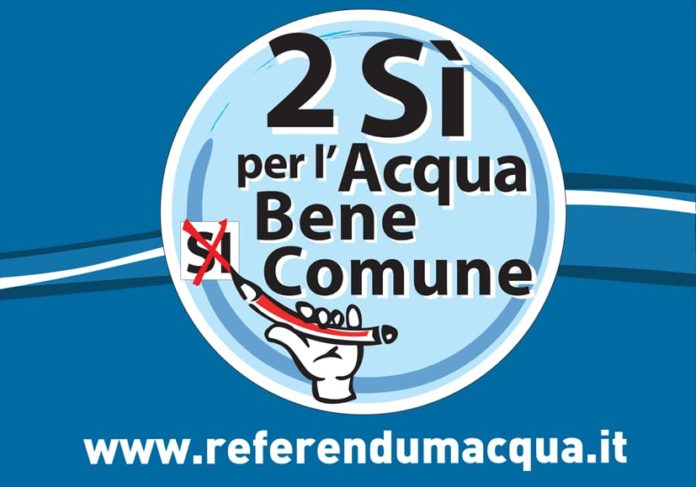 Guglionesi, mobilitazione per l’acqua pubblica: cittadini in piazza