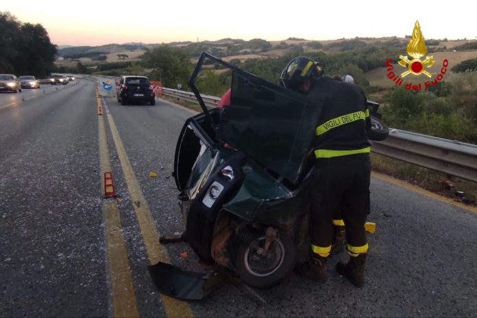 Incidente su Ingotte, ferito il conducente di un tre ruote