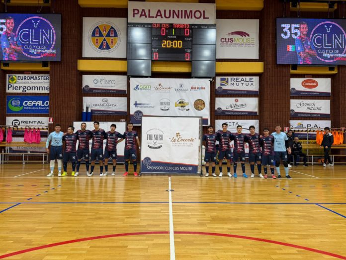 Futsal, A2 elitè, Cus Molise, pari spettacolo con il Taranto