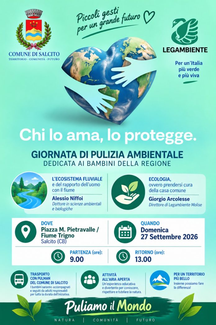 Domenica a Salcito giornata di pulizia ambientale