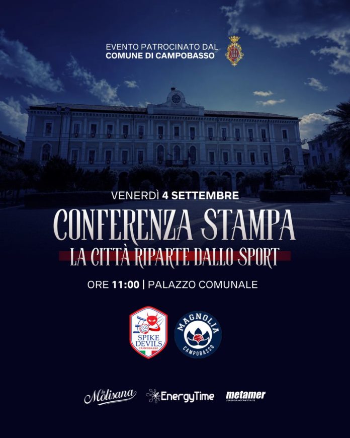 Molisana – EnergyTime, evento sportivo in città. Domani la presentazione