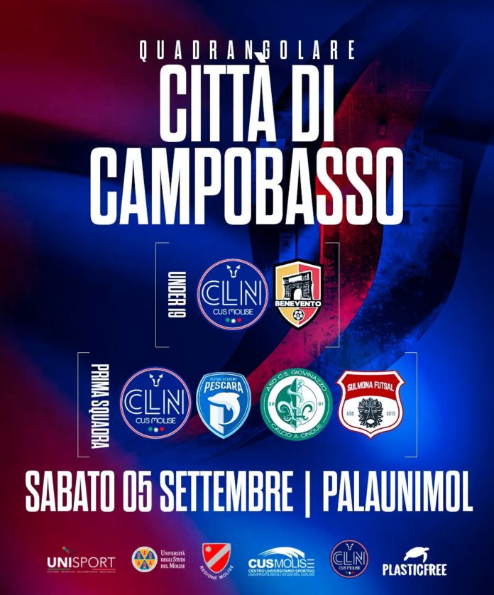 Futsal, Quadrangolare Città di Campobasso, il grande futsal al Palaunimol