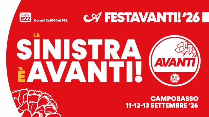 “La Sinistra è Avanti”, tre giorni di festa socialista a Campobasso