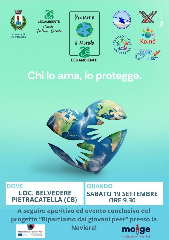 Anche a Pietracatella torna l’evento “Puliamo il Mondo”