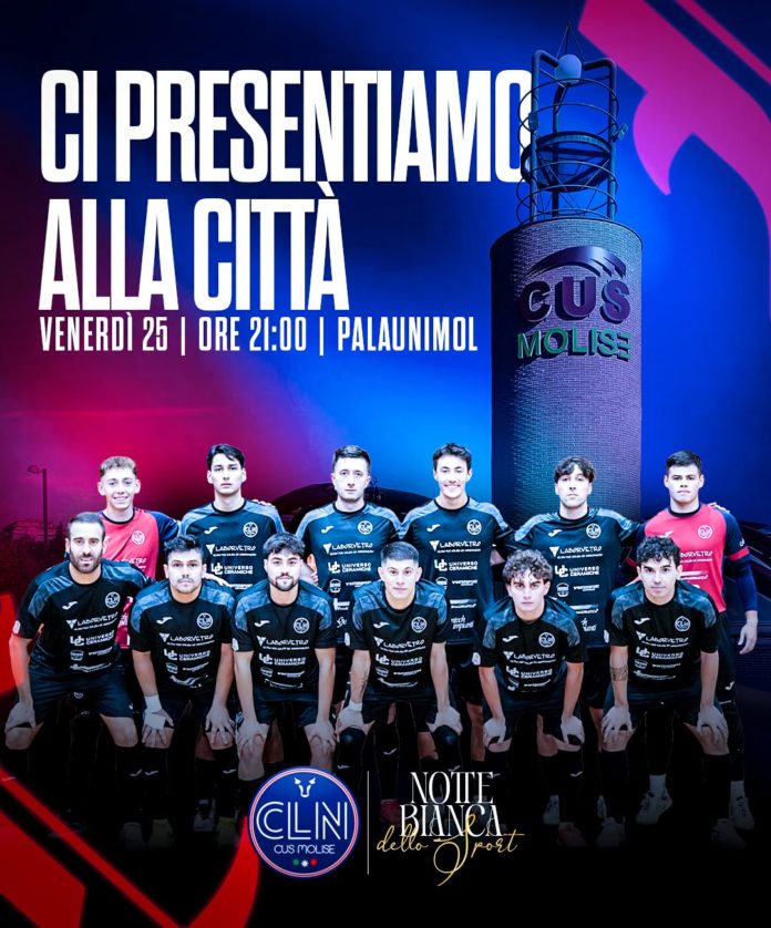 Futsal, Cus Molise ancora in casa contro Taranto. Coppa: Chaminade in campo