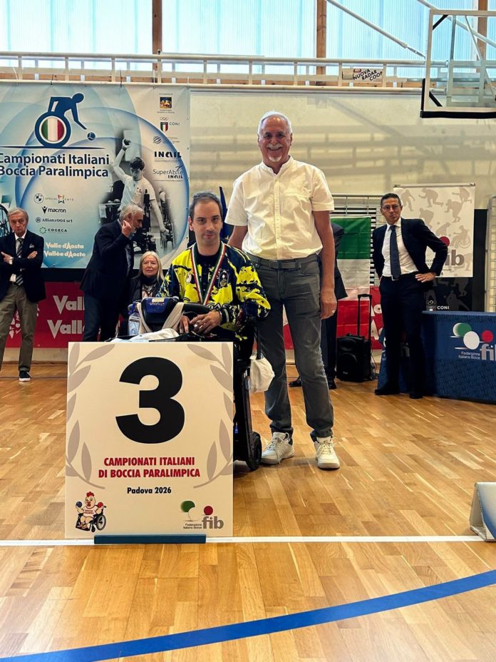 Boccia paralimpica, bronzo tricolore per Samuele Tullo ai Campionati Italiani