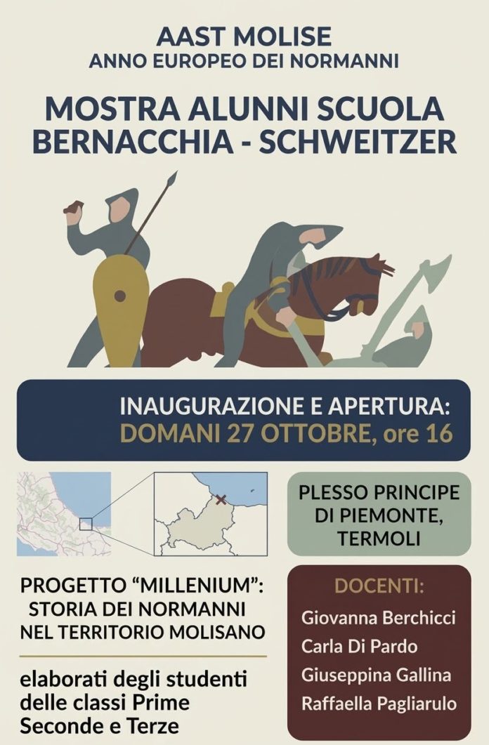 Termoli: apertura mostra sui Normanni all’Istituto bernacchia-Schweitzer