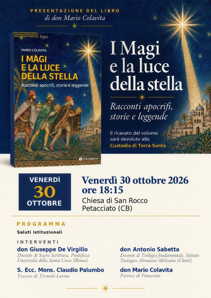 Petacciato: presentazione dell’ultimo saggio di don Mario Colavita