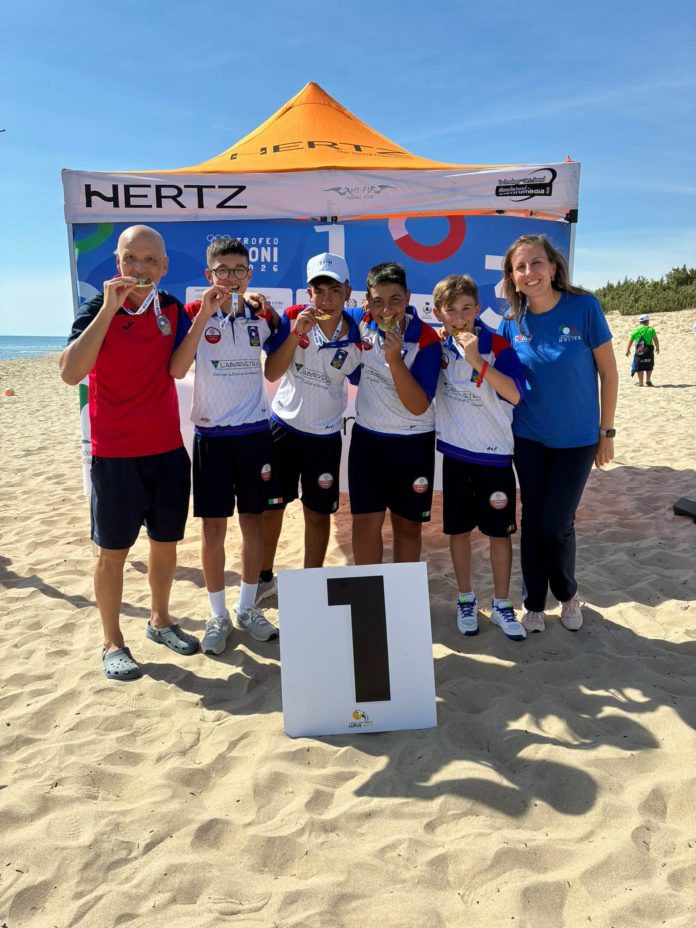 Bocce, Trofeo CONI, impresa della FIB Molise: oro nel Beach Bocce Under 14